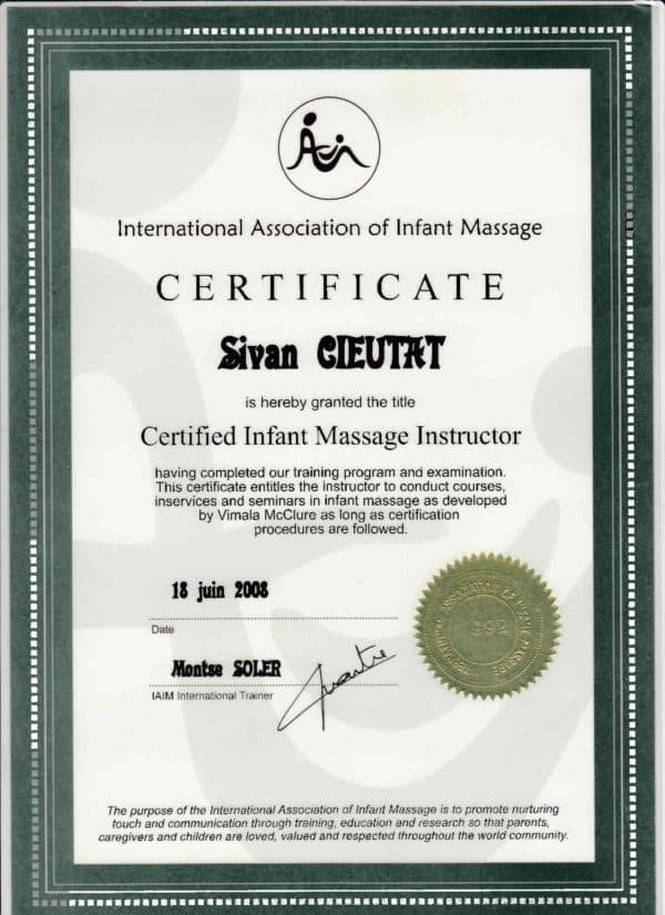 Certificat international IAIM